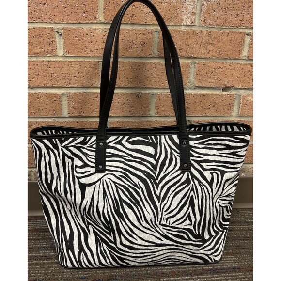 Michael Kors Zebra Signature Carter Large Open Tote bag #30T1SZPT3I - Picture 14 of 16
